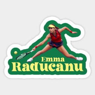 Emma Raducanu cartoon Sticker